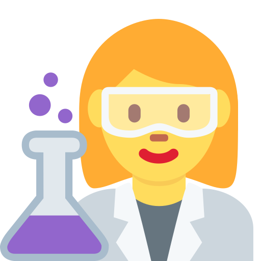 عالِمة لـ Twitter (X) Twemoji 15.0.3