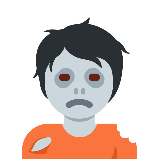 Zombi untuk Twitter (X) Twemoji 15.0.3