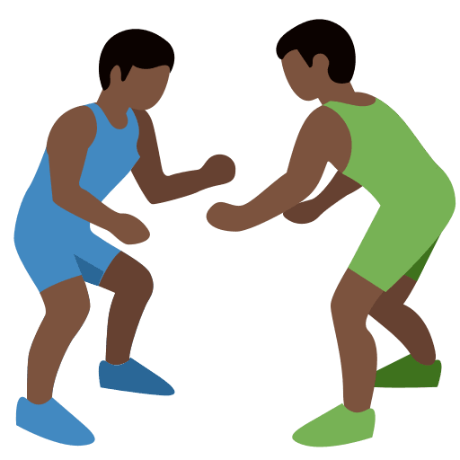 Gulat Pria, Tipe-6 untuk Twitter (X) Twemoji 2.2.2