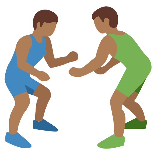 Lutadores, Tipo-5 para Twitter (X) Twemoji 2.2.2