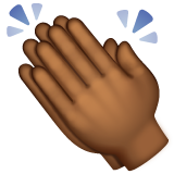 Mani Che Applaudono: Carnagione Abbastanza Scura per WhatsApp 2.25.1.75