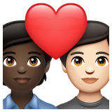 Par med hjerte: voksen, voksen, mørk teint og lys teint for WhatsApp 2.25.1.75