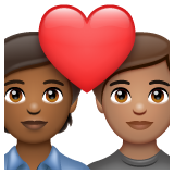 Par med hjerte: voksen, voksen, medium til mørk teint og medium teint for WhatsApp 2.25.1.75