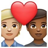 Par med hjerte: voksen, voksen, medium til lys teint og medium til mørk teint for WhatsApp 2.25.1.75