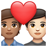 Casal Apaixonado: Pessoa, Pessoa, Pele Morena, Pele Clara para WhatsApp 2.25.1.75