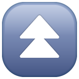 Dubbla uppåtpilar för WhatsApp 2.25.1.75