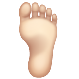 Chodidlo: Světlý odstín pleti pro WhatsApp 2.25.1.75