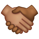 Podání ruky: Střední odstín pleti, Středně tmavý odstín pleti pro WhatsApp 2.25.1.75