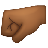 Pugno A Sinistra: Carnagione Abbastanza Scura per WhatsApp 2.25.1.75