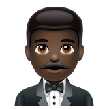 Man in smoking: donkere huidskleur voor WhatsApp 2.25.1.75