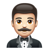 Mies smokissa: Vaalea ihonväri varten WhatsApp 2.25.1.75