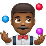 Žonglování: Středně tmavý odstín pleti pro WhatsApp 2.25.1.75