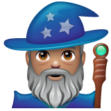 Muž Mág: Střední odstín pleti pro WhatsApp 2.25.1.75