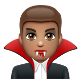 Vampir pria: warna kulit sedang untuk WhatsApp 2.25.1.75