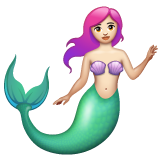 Mořská panna: Světlý odstín pleti pro WhatsApp 2.25.1.75