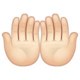 Iki avuç açık: açık cilt tonu için WhatsApp 2.25.1.75