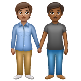 हाथ पकड़े हुए लोग: गेहुँआ त्वचा, हल्की साँवली त्वचा WhatsApp 2.25.1.75 के लिए