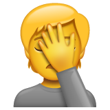 Person Facepalming for WhatsApp 2.25.1.75