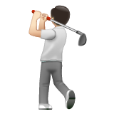 Osoba hrající golf: Světlý odstín pleti pro WhatsApp 2.25.1.75