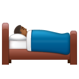 Person i seng: medium til mørk teint for WhatsApp 2.25.1.75