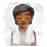 Orang dalam bilik berwap: ton kulit sederhana gelap untuk WhatsApp 2.25.1.75