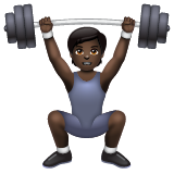Persona que aixeca peses: pell fosca per WhatsApp 2.25.1.75