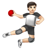 Persona Che Gioca A Pallamano: Carnagione Chiara per WhatsApp 2.25.1.75