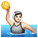 Orang bermain polo air: warna kulit cerah untuk WhatsApp 2.25.1.75