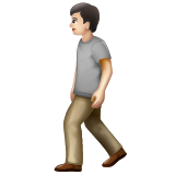 Voetganger: lichte huidskleur voor WhatsApp 2.25.1.75