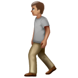 Persoana care merge: Tono mediu al pielii pentru WhatsApp 2.25.1.75