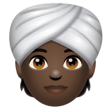 Osoba nosící turban: Tmavý odstín pleti pro WhatsApp 2.25.1.75