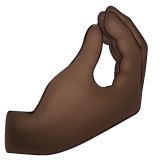 Samengeknepen vingers: donkere huidskleur voor WhatsApp 2.25.1.75