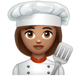 Cuisinière: Peau Légèrement Mate pour WhatsApp 2.25.1.75