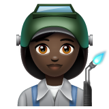 Obrera de fàbrica: pell fosca per WhatsApp 2.25.1.75