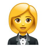 Woman in Tuxedo for WhatsApp 2.25.1.75