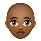 Donna: Carnagione Abbastanza Scura, Calvo per WhatsApp 2.25.1.75