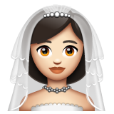 Nainen hunnun kanssa: vaalea ihonväri varten WhatsApp 2.25.1.75